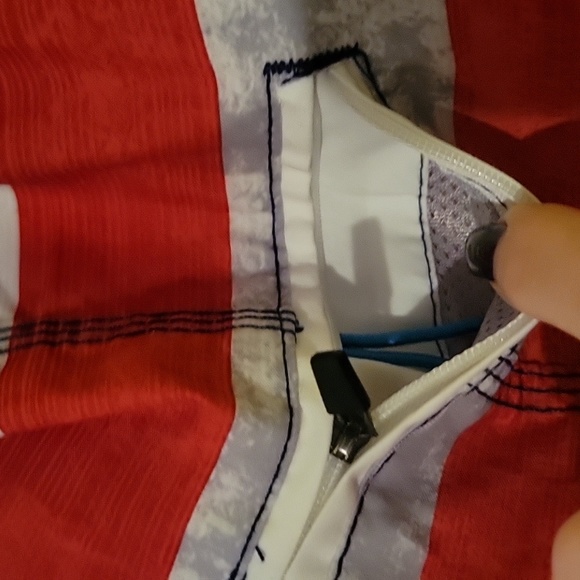 NWT: Burnside Boys USA Patriotic Swim Board Shorts - Picture 2 of 9